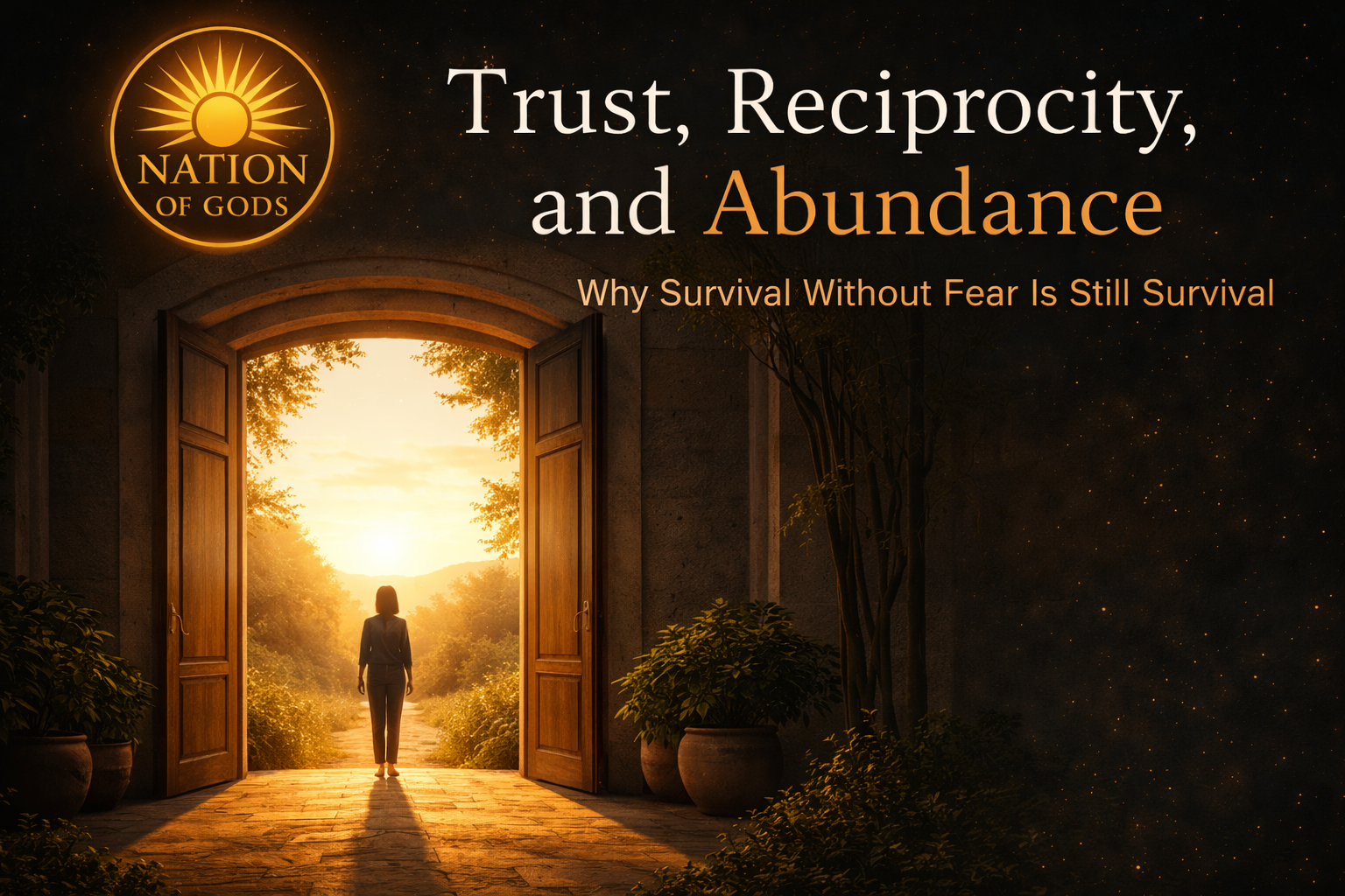 Trust, Reciprocity and Abundance